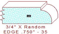Edge Moulding 3/4" - 35 Edge Moulding 3/4" - 35