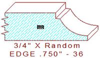 Edge Moulding 3/4" - 36 Edge Moulding 3/4" - 36