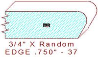 Edge Moulding 3/4" - 37 Edge Moulding 3/4" - 37