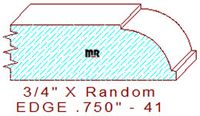 Edge Moulding 3/4" - 41 Edge Moulding 3/4" - 41