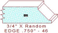 Edge Moulding 3/4" - 46 Edge Moulding 3/4" - 46