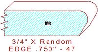 Edge Moulding 3/4" - 47