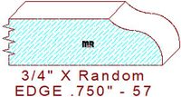 Edge Moulding 3/4" - 57