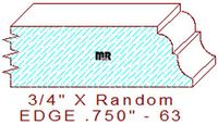 Edge Moulding 3/4" - 63 