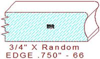 Edge Moulding 3/4" - 66 Edge Moulding 3/4" - 66