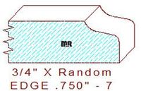 Edge 3/4" - 7 Edge 3/4" - 7