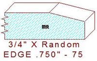 Edge Moulding 3/4" - 75 Edge Moulding 3/4" - 75