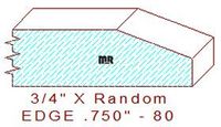Edge Moulding 3/4" - 80 Edge Moulding 3/4" - 80