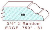 Edge Moulding 3/4" - 81 Edge Moulding 3/4" - 81