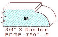 Edge 3/4" - 9 Edge 3/4" - 9