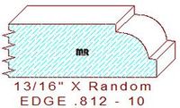Edge Moulding 13/16" - 10 Edge Moulding 13/16" - 10