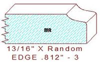 Edge Moulding 13/16" - 3 Edge Moulding 13/16" - 3