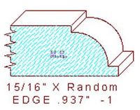 Edge Moulding 15/16" - 1 Edge Moulding 15/16" - 1