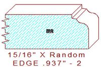Edge Moulding 15/16" - 2 Edge Moulding 15/16" - 2