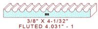 Fluted Moulding 4-1/32" - 1 Fluted Moulding 4-1/32" - 1