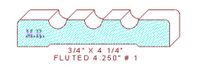 Fluted Moulding 4-1/2" - 1