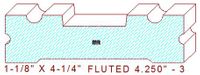 Fluted Moulding 4-1/4" - 3