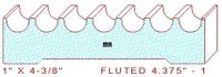 Fluted Moulding 4-3/8" - 1