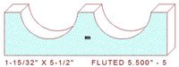 Fluted Moulding 5-1/2" - 5 