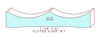 Fluted Moulding 6" - 1 Fluted Moulding 6" - 1
