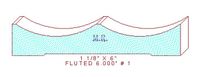 Fluted Moulding 6" - 1