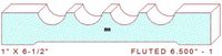 Fluted Moulding 6-1/2" - 1 Fluted Moulding 6-1/2" - 1