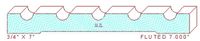 Fluted Moulding 7" Fluted Moulding 7"