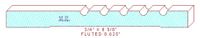 Fluted Moulding 8-5/8" Fluted Moulding 8-5/8"