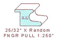 Finger Pull Moulding 1-1/4" Finger Pull Moulding 1-1/4"
