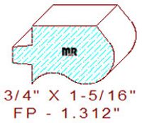 Finger Pull Moulding 1-5/16"