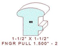 Finger Pull 1-1/2" - 2 Finger Pull 1-1/2" - 2