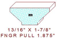 Finger Pull Moulding 1-7/8"