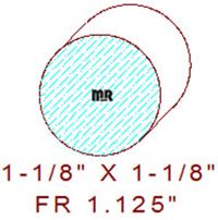 1-1/8" Full Round 1-1/8" Full Round
