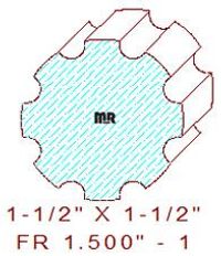 1-1/2" Full Round - 1 1-1/2" Full Round - 1