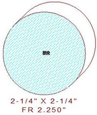 2-1/4" Full Round 2-1/4" Full Round