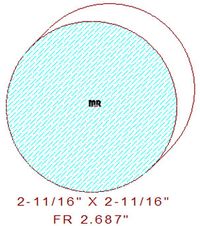 2-11/16" Full Round 2-11/16" Full Round