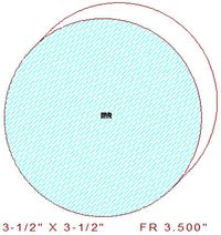 3-1/2" Full Round 3-1/2" Full Round