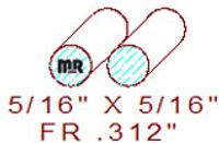 5/16" Full Round 5/16" Full Round