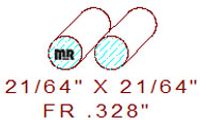 21/64" Full Round 21/64" Full Round
