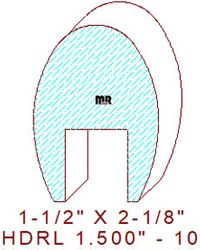 Handrail 1-1/2" - 10 Handrail 1-1/2" - 10
