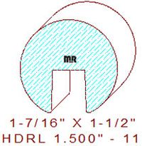 Handrail 1-1/2" - 11 Handrail 1-1/2" - 11
