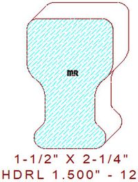 Handrail 1-1/2" - 12 Handrail 1-1/2" - 12