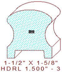 Handrail 1-1/2" - 3 Handrail 1-1/2" - 3