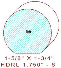 6040 Handrail 1-3/4" - 6 6040 Handrail 1-3/4" - 6