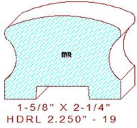Handrail 2-1/4" - 19 Handrail 2-1/4" - 19