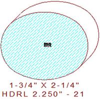 Handrail 2-1/4" - 21 Handrail 2-1/4" - 21