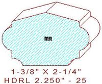 Handrail 2-1/4" - 25