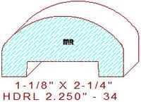 Handrail 2-1/4" - 34