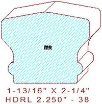 Handrail 2-1/4" - 38 Handrail 2-1/4" - 38