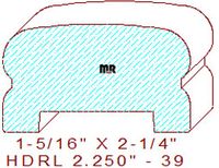 Handrail 2-1/4" - 39 Handrail 2-1/4" - 39